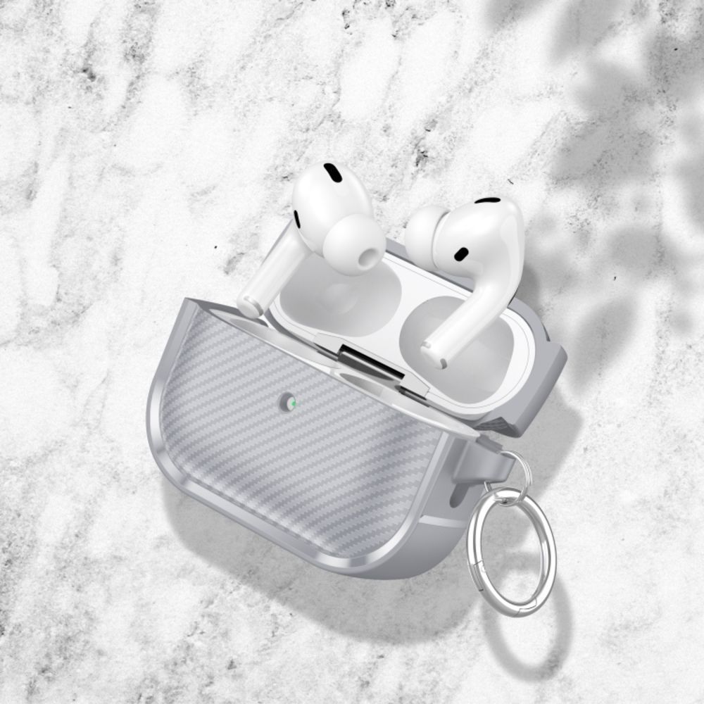 Θήκη Σιλικόνης Sonique Carbon Brushed για AirPods Pro 2 Σκούρο Γκρι