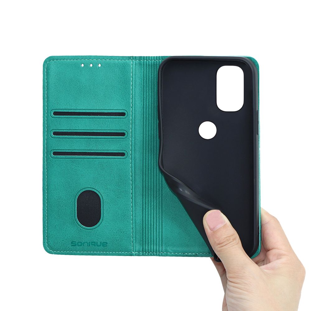 Θήκη Πορτοφόλι Vintage Magnet Wallet Sonique Motorola Moto G31 4G / Moto G41 4G Βεραμάν