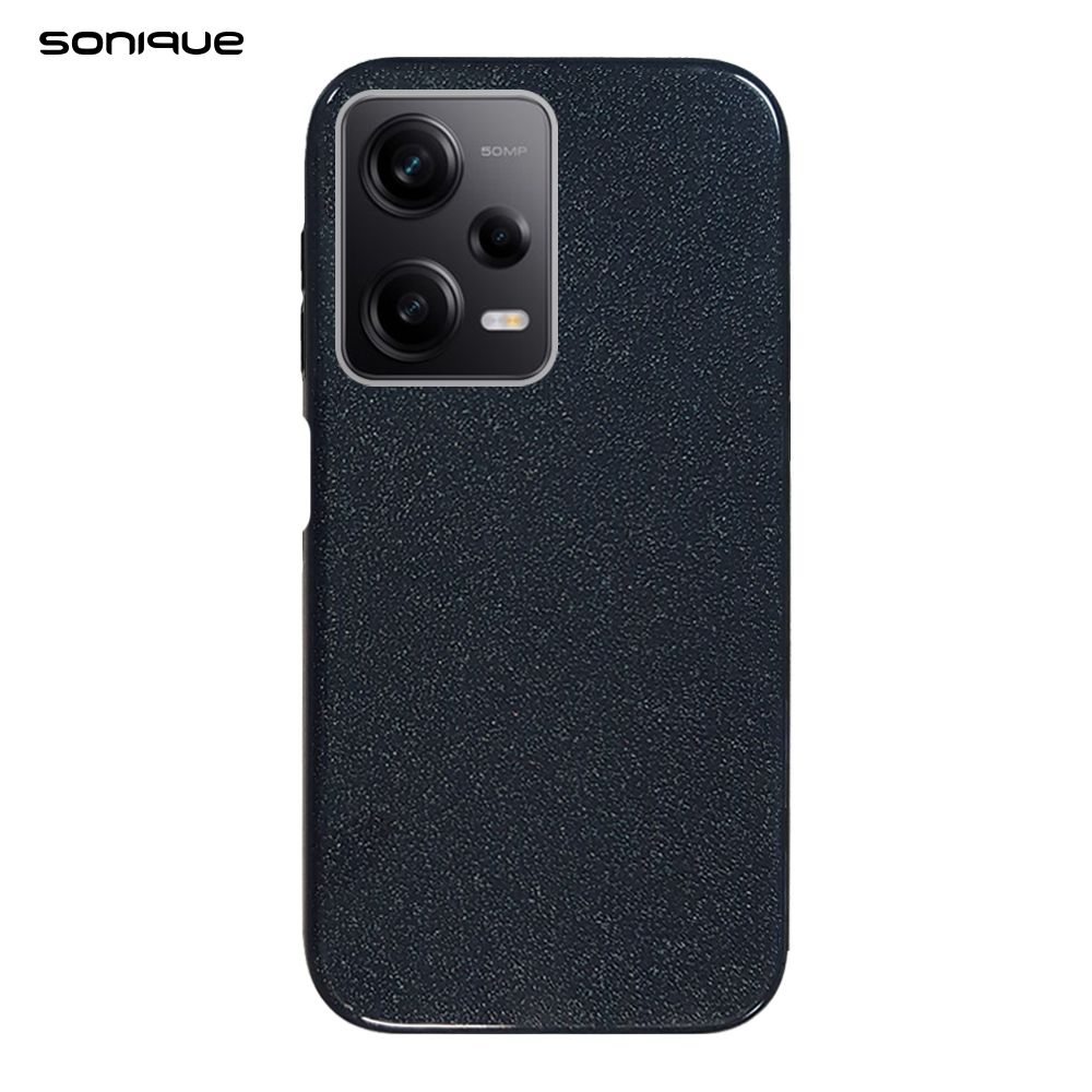Θήκη Σιλικόνης Sonique Shiny Xiaomi Redmi Note 12 Pro 5G / Poco X5 Pro 5G Μαύρο