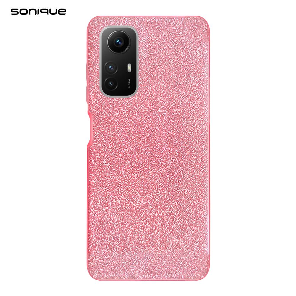Θήκη Σιλικόνης Sonique Shiny Xiaomi Redmi Note 12s Ροζ