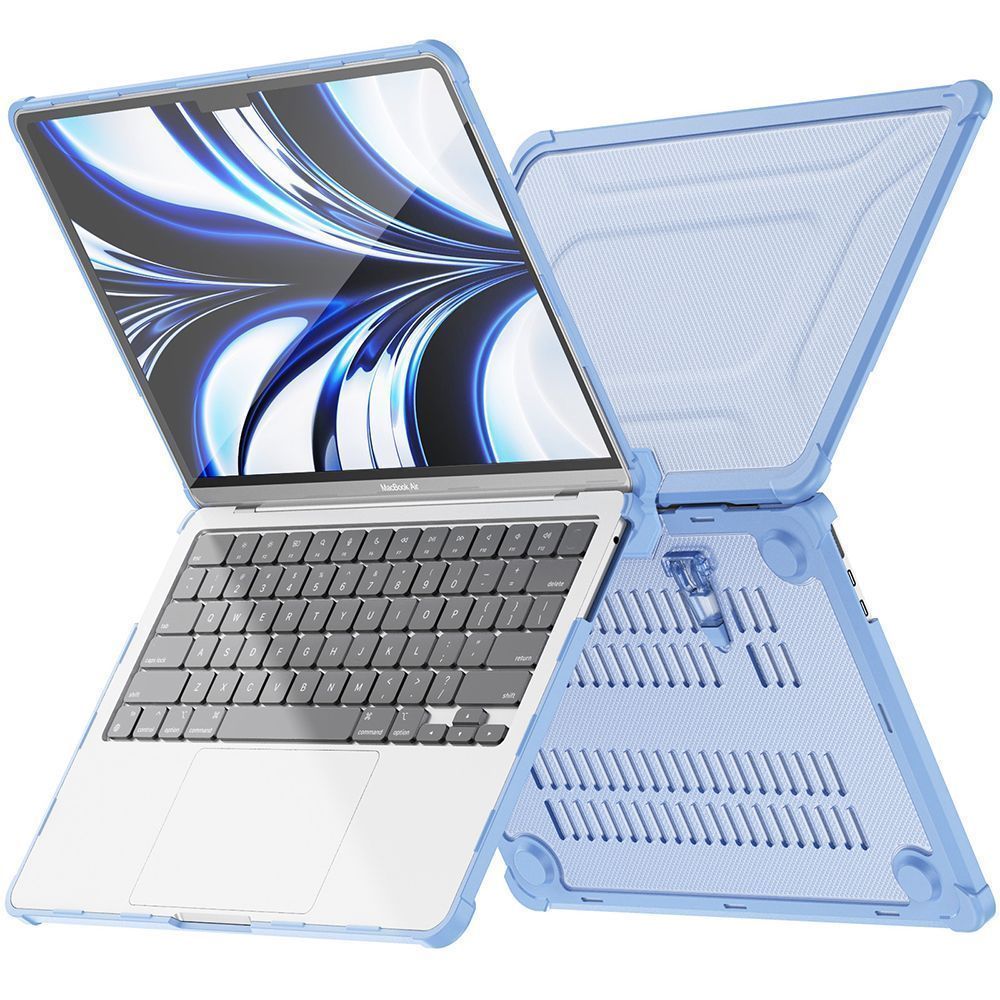 Θήκη για MacBook Sonique Icy με Βάση Στήριξης Apple MacBook Air 13.6" 2022 Γαλάζιο