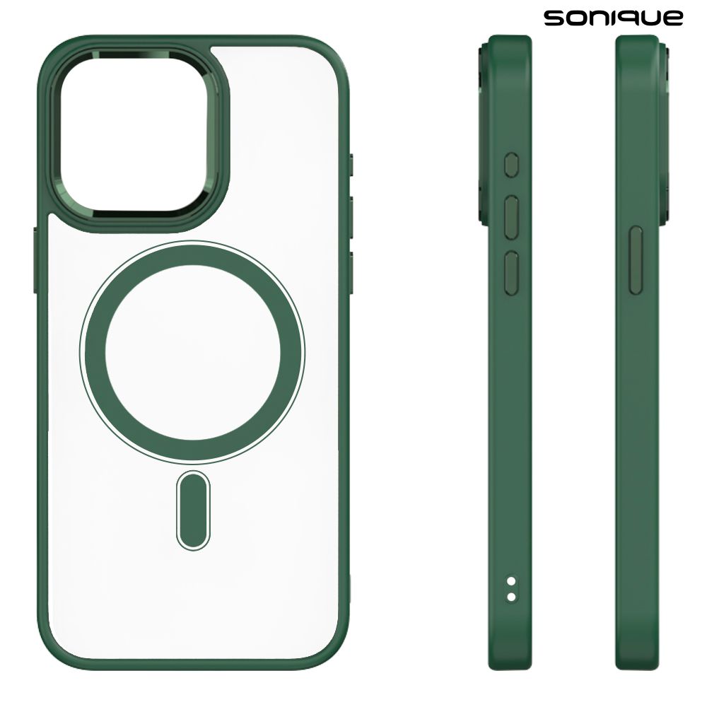 Θήκη Magnetic MagMetal Sonique Apple iPhone 13 Pro Πράσινο