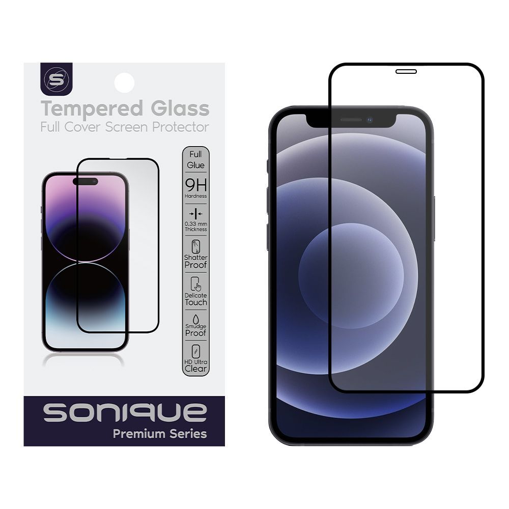 Hardy Glass Sonique Premium Series HD Full Cover 9H Apple iPhone 12 mini Μαύρο