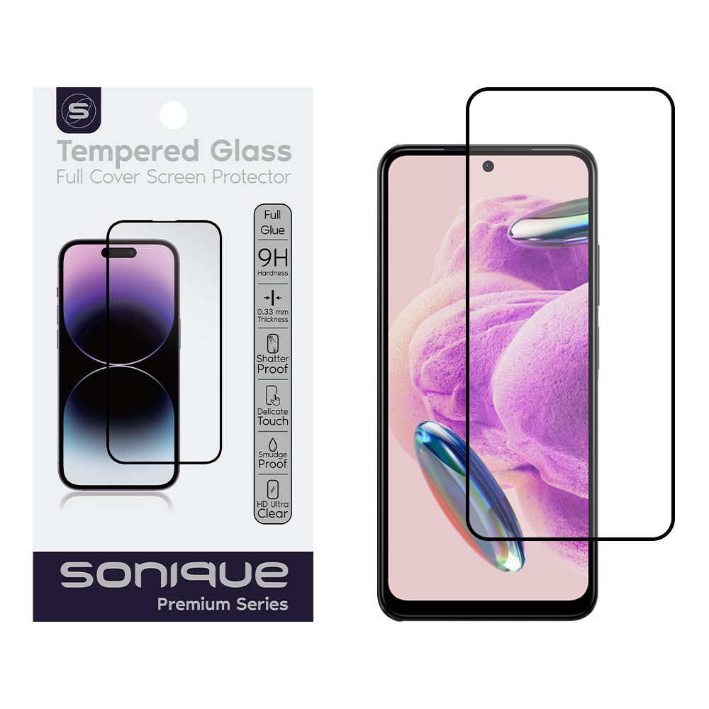 Hardy Glass Sonique Premium Series HD Full Cover 9H Xiaomi Redmi Note 12s Μαύρο