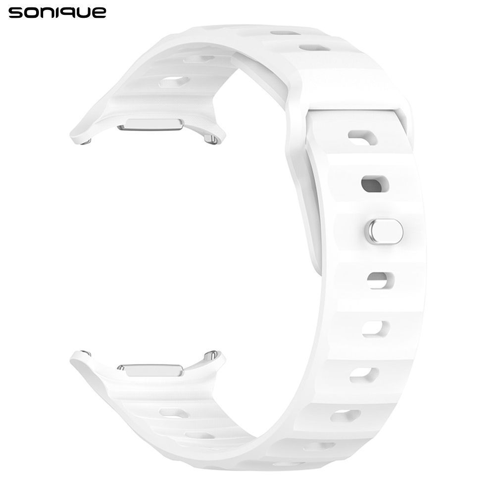 Λουράκι Σιλικόνης ColorWave Sonique για Samsung Galaxy Watch 7 Ultra (47mm) Λευκό