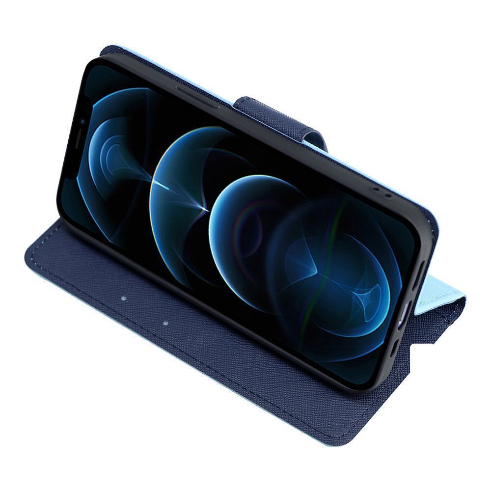 Θήκη Πορτοφόλι Sonique Trend Wallet Motorola Moto G14 4G / Moto G54 5G / Moto G54 5G Power Σιέλ / Σκούρο Μπλε