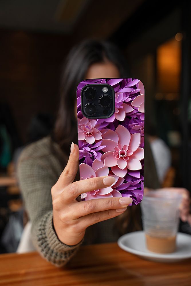 Θήκη Sonique 3D Flower Series για Xiaomi Redmi 12 4G / Redmi 12 5G Ροζ