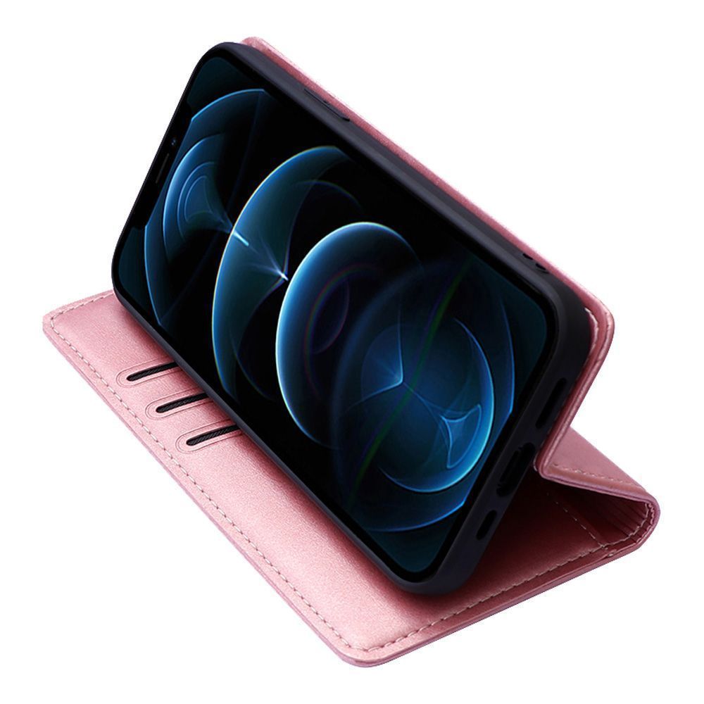 Θήκη Πορτοφόλι Vintage Magnet Wallet Sonique VIVO Y74s / VIVO Y76 5G Ροζ Χρυσό