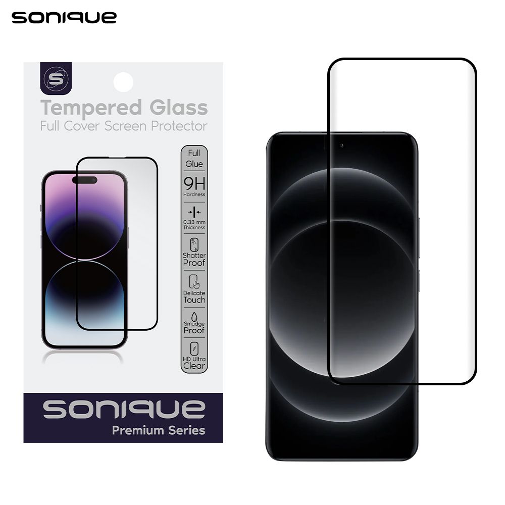 Curvy Glass Sonique Premium Series HD Full Cover 9H Xiaomi Xiaomi 15 Ultra 5G Μαύρο