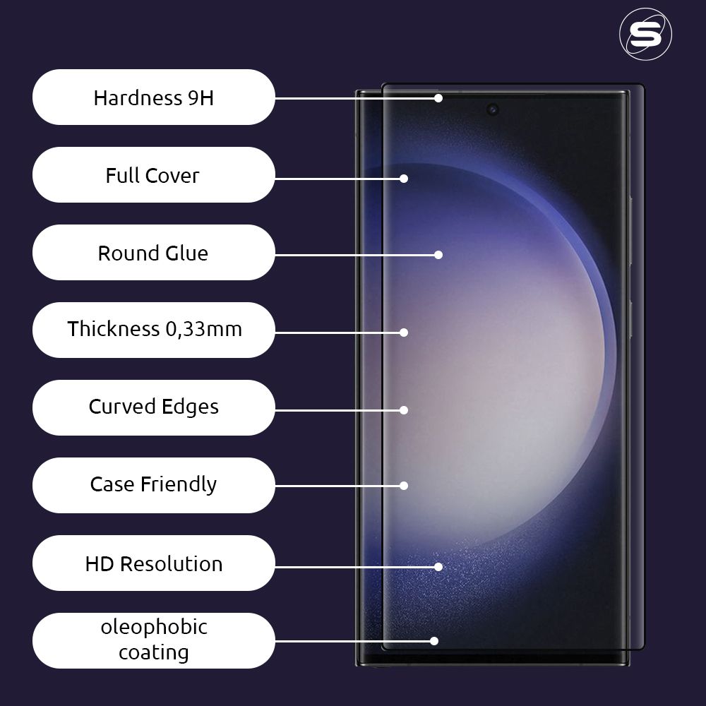 Hardy Glass Sonique Premium Series HD 9H Samsung Galaxy A36 5G / Galaxy A56 5G / Galaxy S24 FE 5G / Galaxy S25 FE 5G / Galaxy A27 5G / Galaxy A37 5G / Galaxy A57 5G