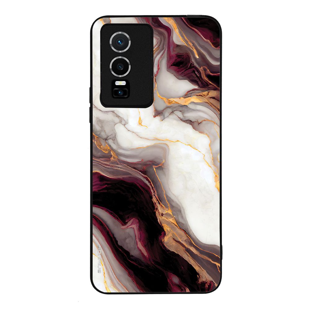 Θήκη Sonique Marble Series για VIVO Y74s / VIVO Y76 5G Μπορντώ