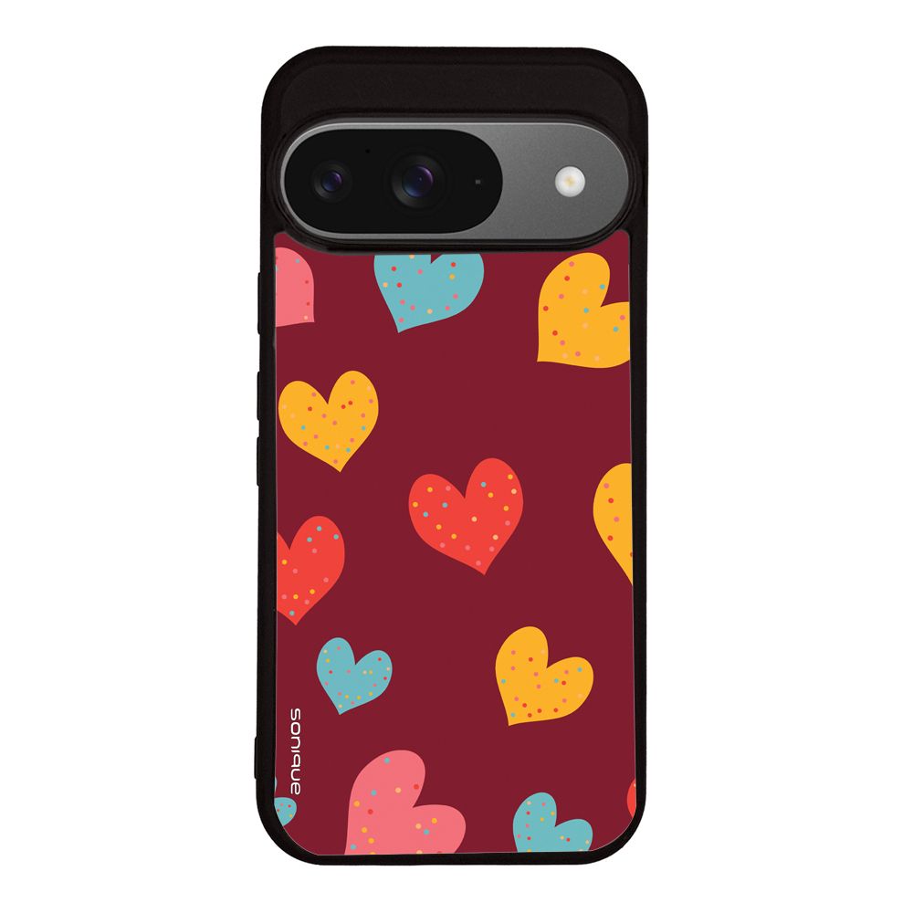 Θήκη Sonique Heart Series για Google Pixel 9 5G Μπορντώ