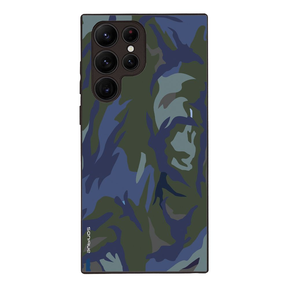 Θήκη Sonique Camouflage Army Series για Samsung Galaxy S22 Ultra Μπλε 01