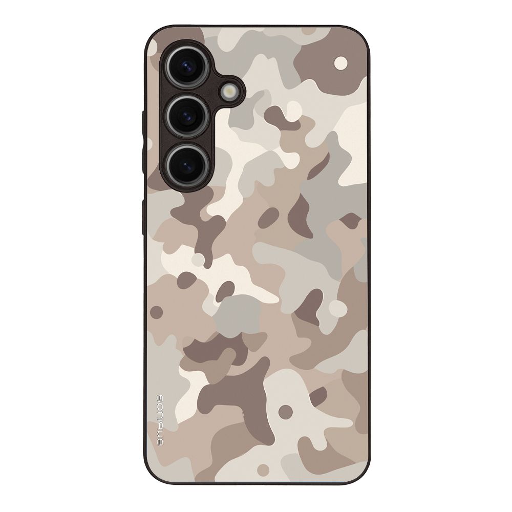 Θήκη Sonique Camouflage Army Series για Samsung Galaxy S24 Μπεζ