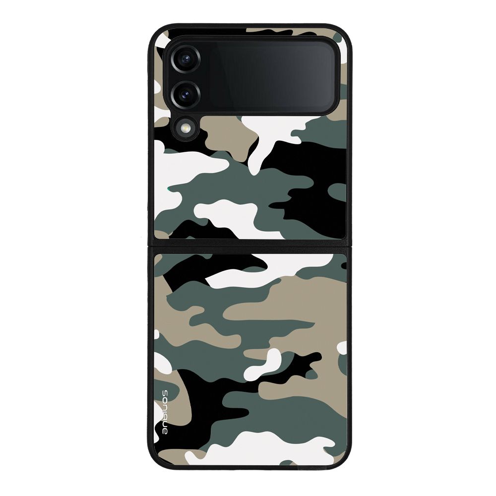 Θήκη Sonique Camouflage Army Series για Samsung Galaxy Z Flip 4 Χακί