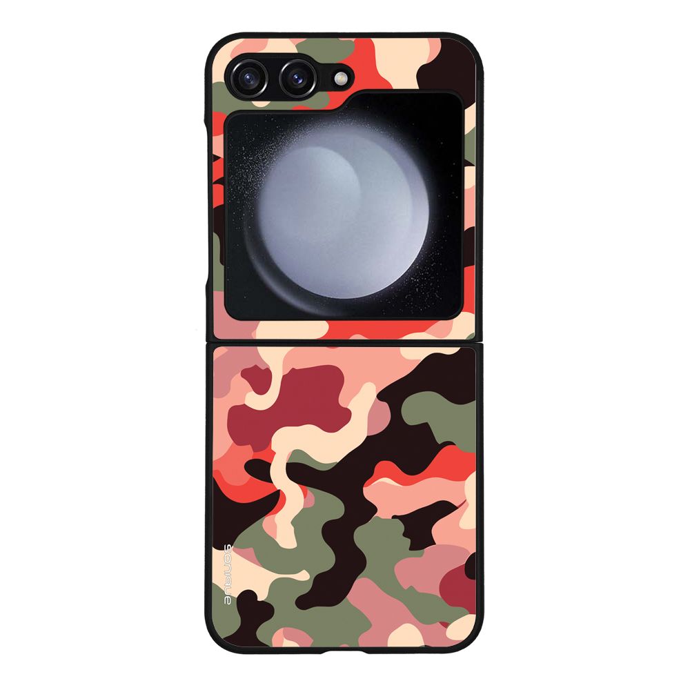 Θήκη Sonique Camouflage Army Series για Samsung Galaxy Z Flip 5 Κόκκινο