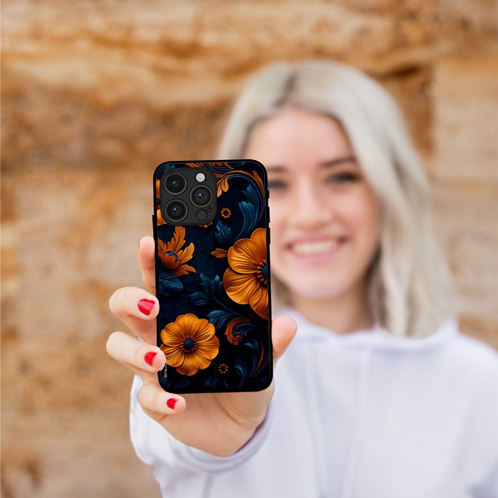 Θήκη Sonique 3D Flower Series για Motorola Moto G53 5G Πορτοκαλί 01