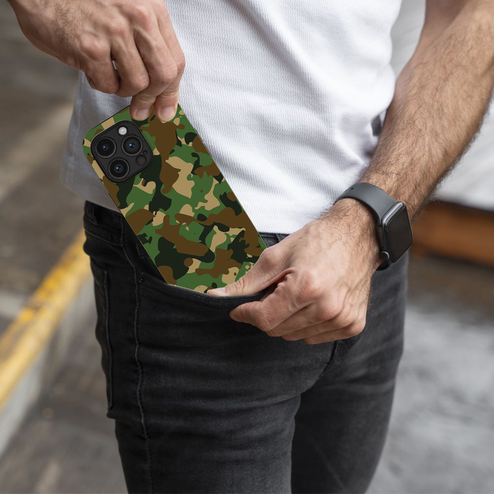 Θήκη Sonique Camouflage Army Series για Samsung Galaxy S25 Edge Πράσινο