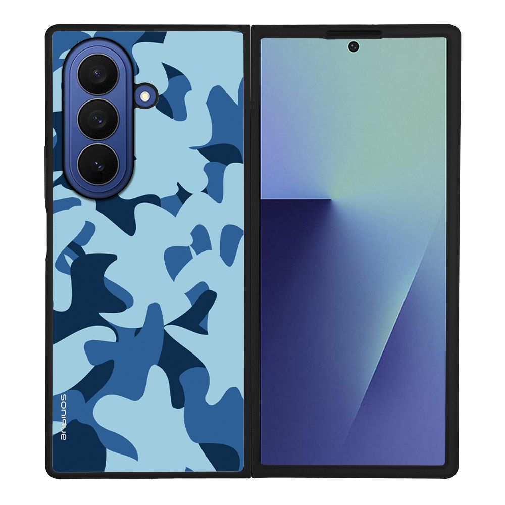 Θήκη Sonique Camouflage Army Series για Samsung Galaxy Z Fold 7 Μπλε