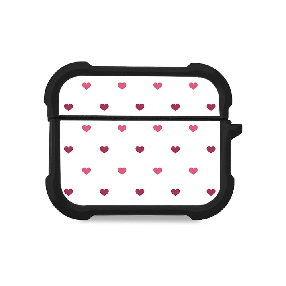 Θήκη Σιλικόνης Sonique Heart Series για AirPods Pro / Pro 2 Λευκό 01