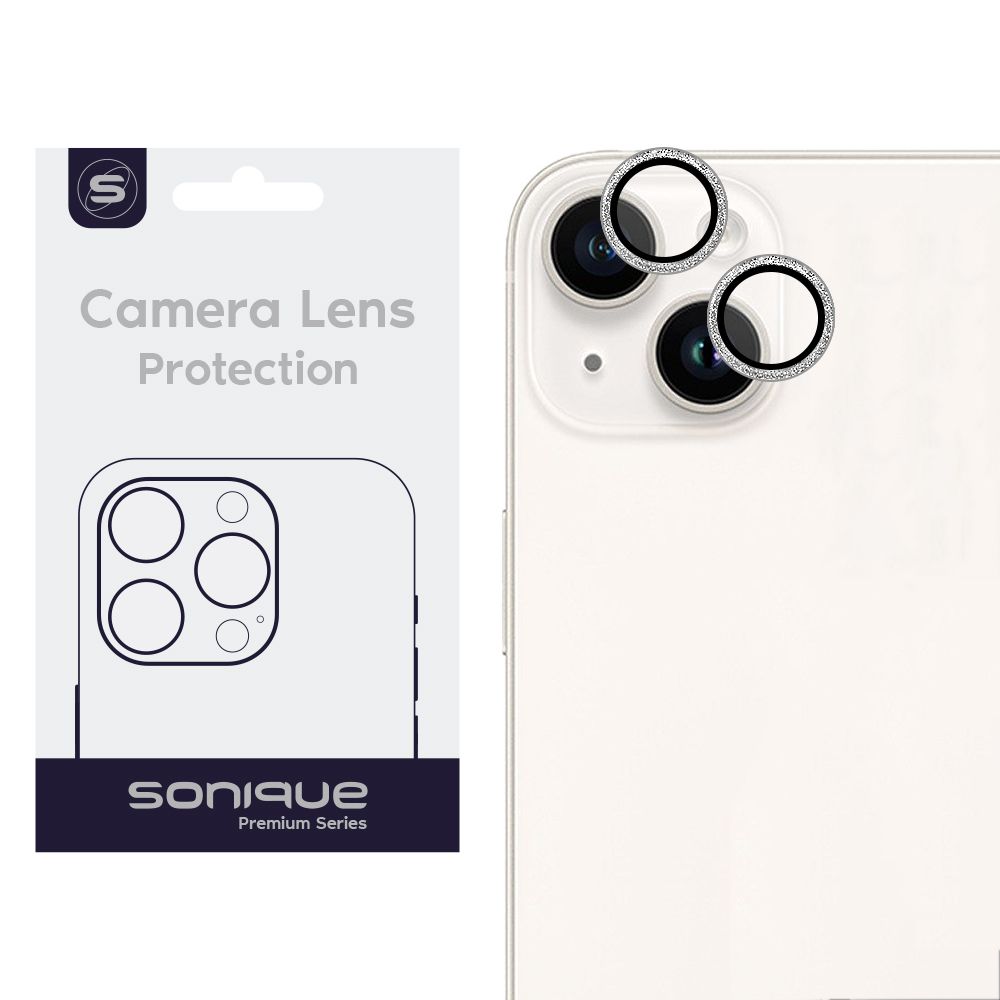 Camera Protection Sonique Glitter Lens Pro Apple iPhone 14 / iPhone 14 Plus Silver