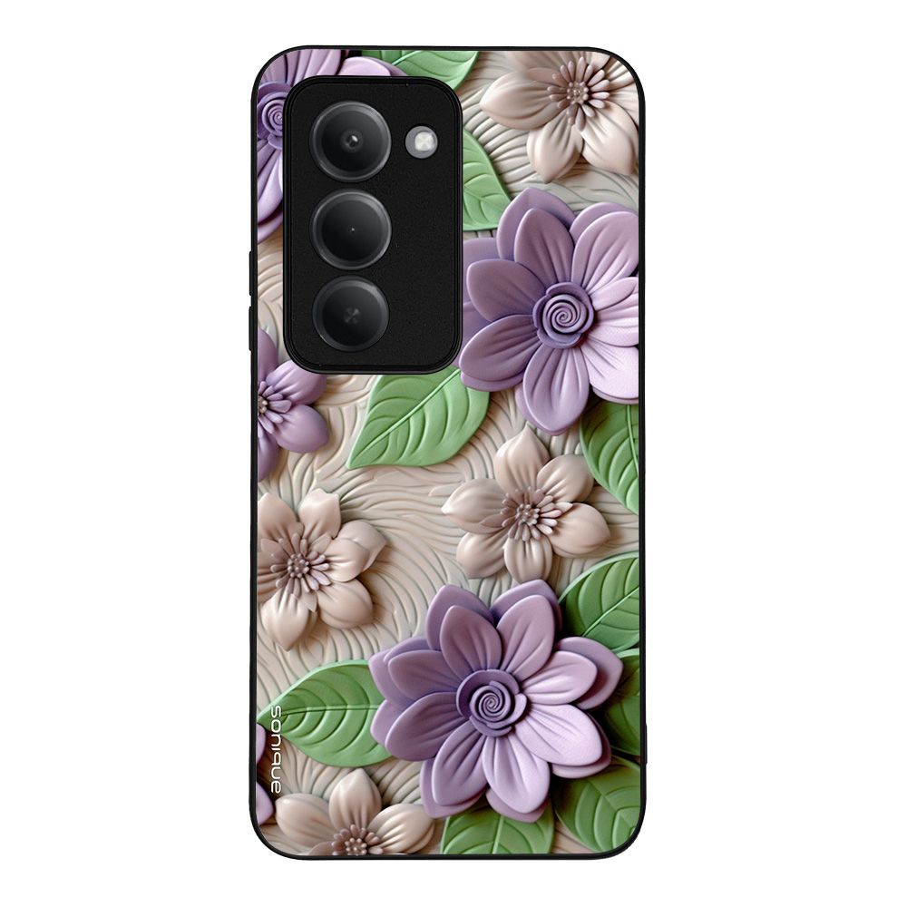 Θήκη Sonique 3D Flower Series για Xiaomi Redmi 15 4G / Redmi 15 5G Βιολετί