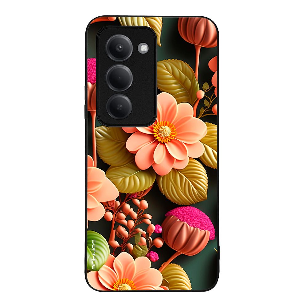 Θήκη Sonique 3D Flower Series για Xiaomi Redmi 15 4G / Redmi 15 5G Σομόν