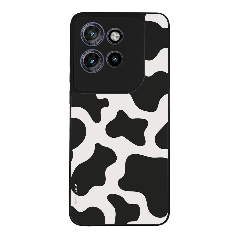 Θήκη Sonique Animal Print Series για Motorola Edge 50 Neo 5G / Edge 60 Neo 5G Cow 01