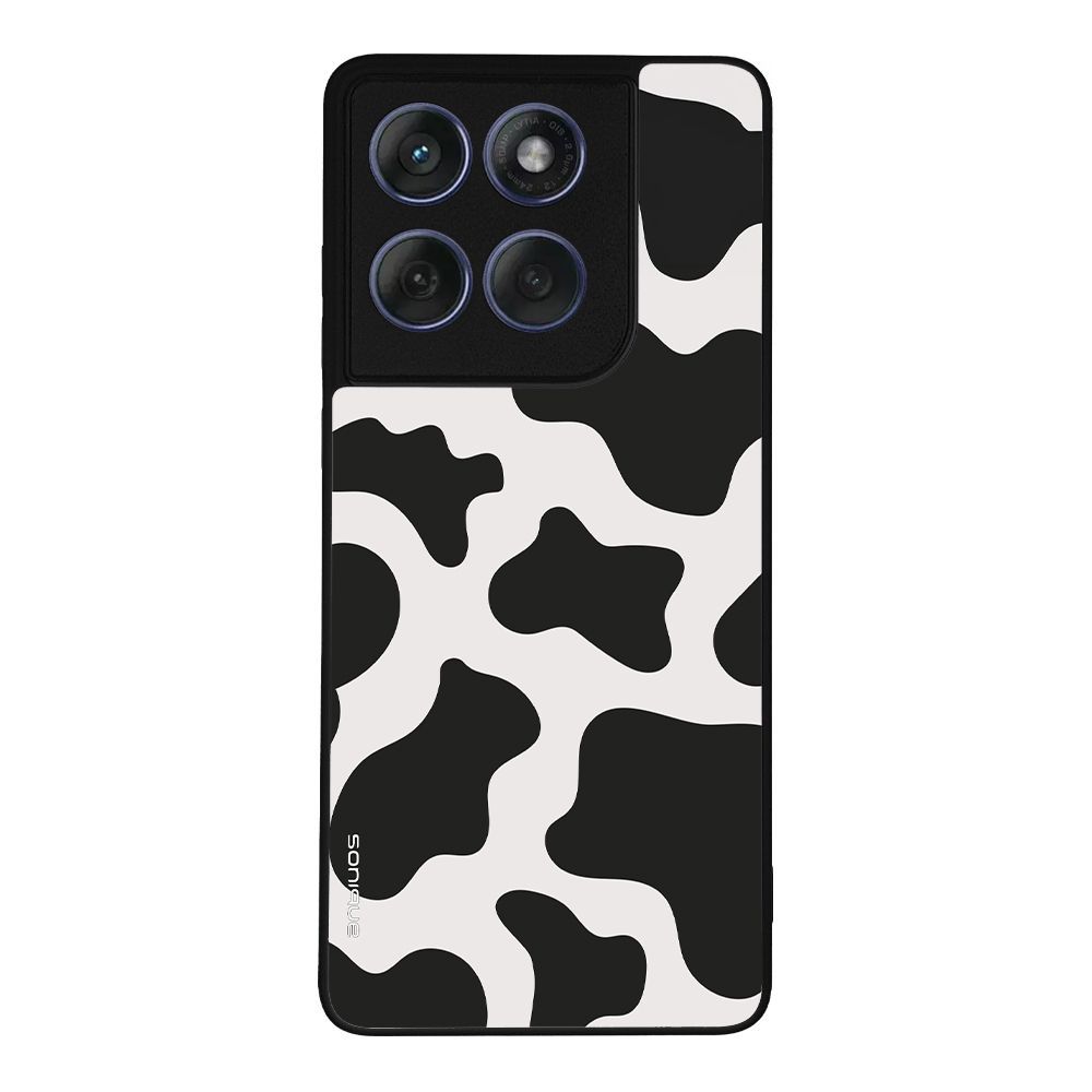 Θήκη Sonique Animal Print Series για Motorola Edge 60 Fusion 5G Cow 01