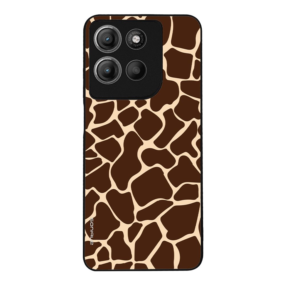 Θήκη Sonique Animal Print Series για Motorola Moto G15 4G / Moto G15 Power / Moto G17 5G / Moto G17 Power 5G Giraffe 01