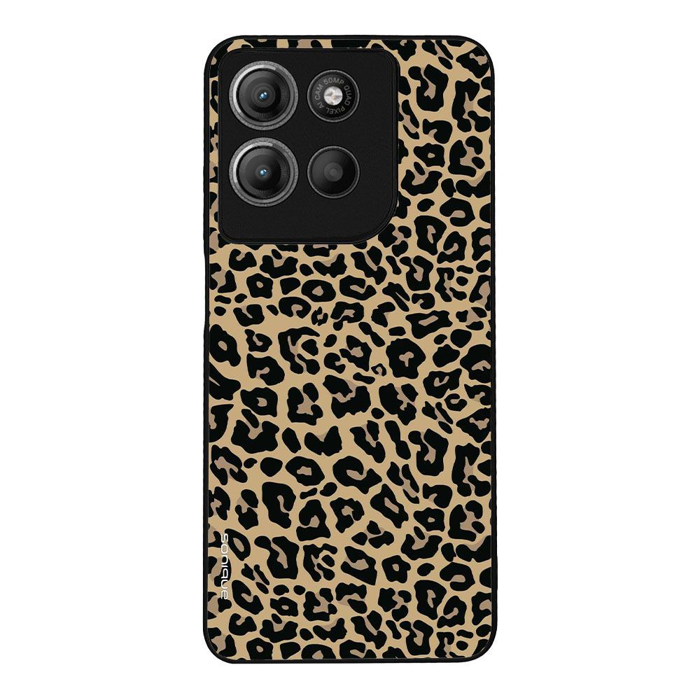 Θήκη Sonique Animal Print Series για Motorola Moto G15 4G / Moto G15 Power / Moto G17 5G / Moto G17 Power 5G Leopard 01