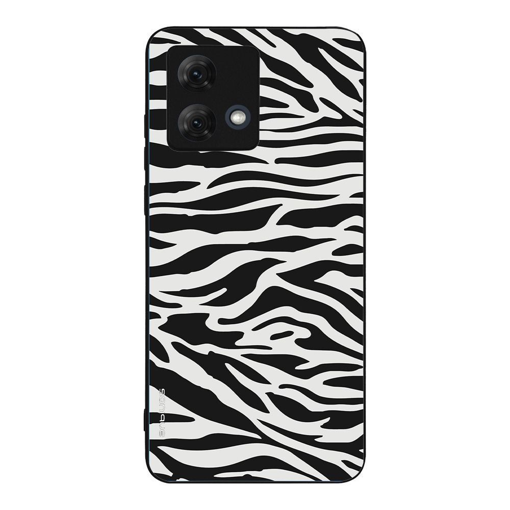 Θήκη Sonique Animal Print Series για Motorola Moto G84 5G Zebra