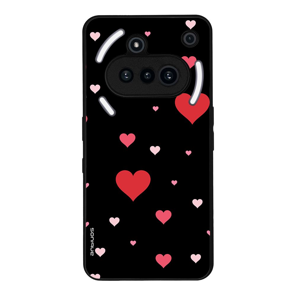 Θήκη Sonique Heart Series για Nothing Phone 3a Μαύρο