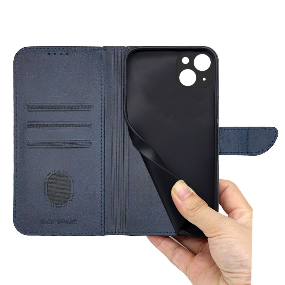Θήκη Πορτοφόλι Sonique Urban Wallet Apple iPhone 13 Μπλε Σκούρο
