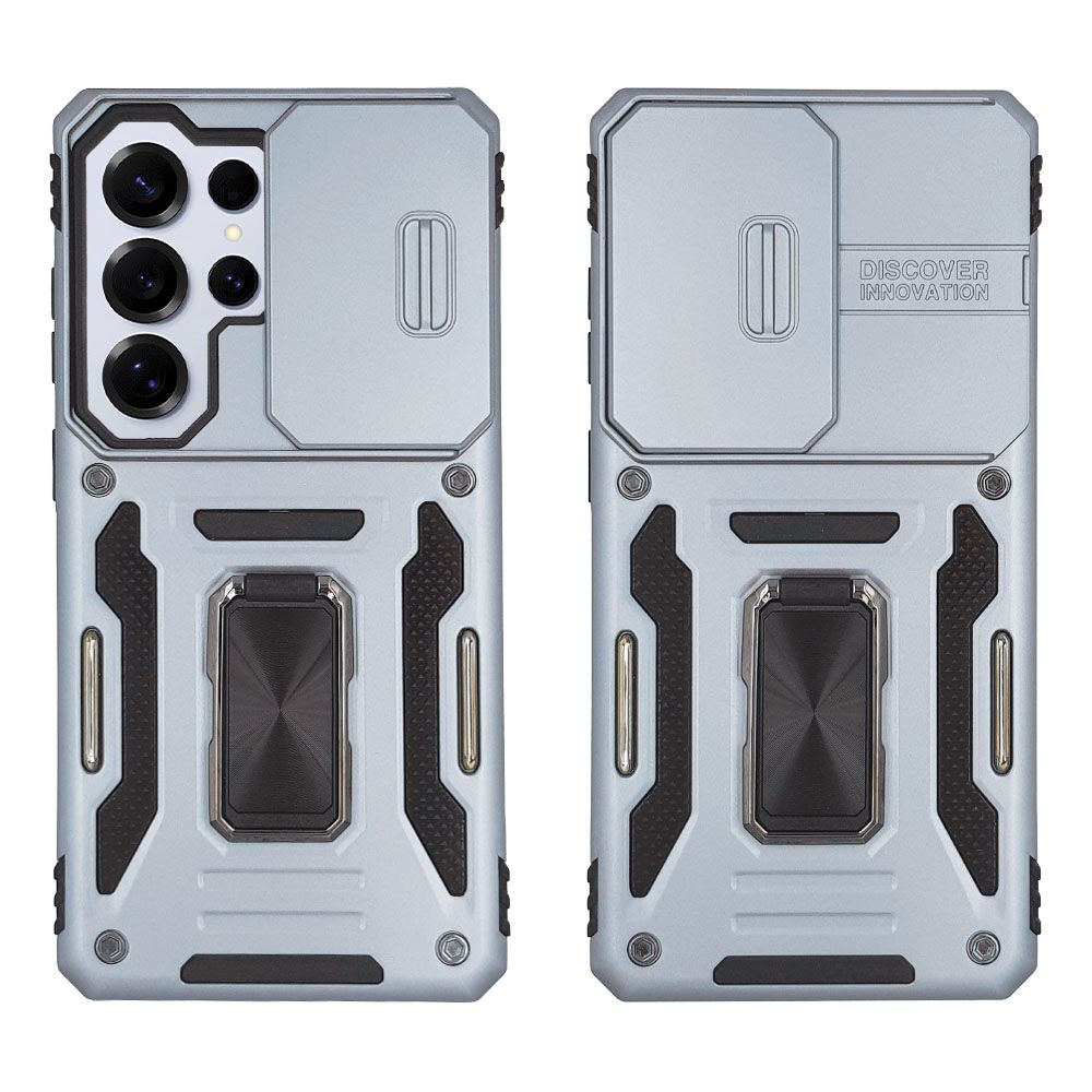 Θήκη Ring Armor CamShield Sonique για Samsung Galaxy S26 Ultra Γκρι