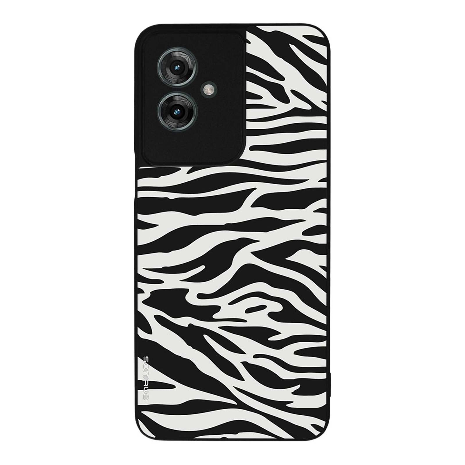 Θήκη Sonique Animal Print Series για Motorola Moto G55 5G Zebra