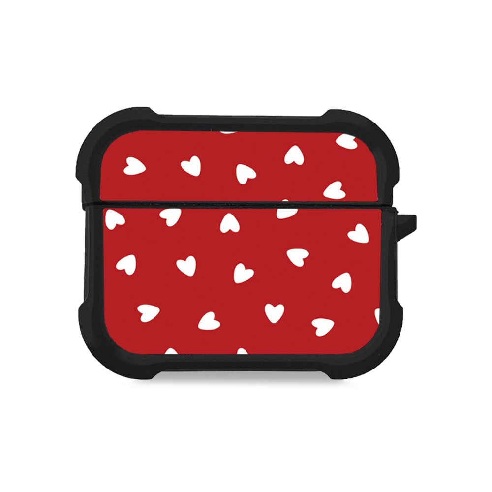 Θήκη Σιλικόνης Sonique Heart Series για AirPods Pro 3 Κόκκινο