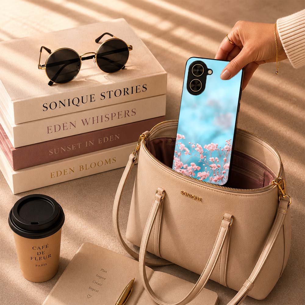 Θήκη Sonique Sunset in Eden Series για VIVO Y35 4G / VIVO Y22 / VIVO Y22S Baby's Breath