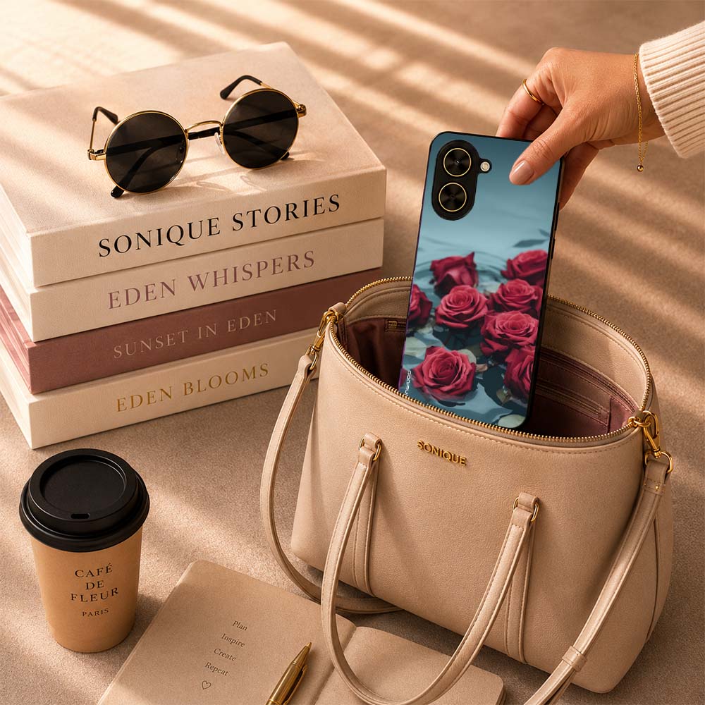 Θήκη Sonique Sunset in Eden Series για VIVO Y35 4G / VIVO Y22 / VIVO Y22S Midnight Rose