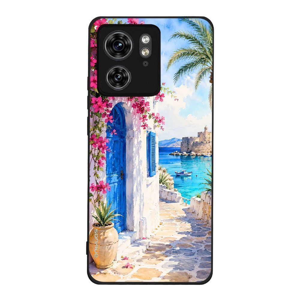 Θήκη Sonique Greek Island Muse Series για Motorola Edge 40 5G Σοκάκι Ρόδου