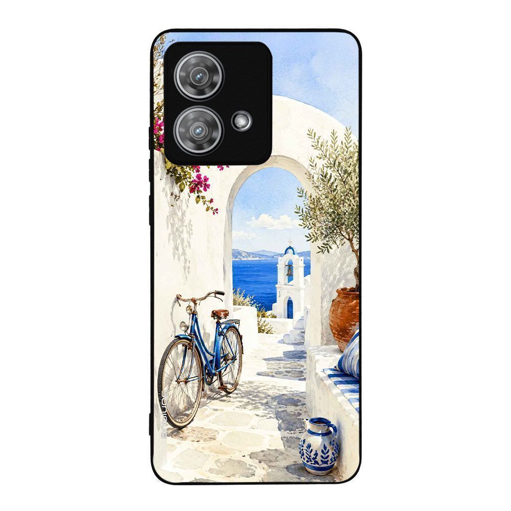 Θήκη Sonique Greek Island Muse Series για Motorola Edge 40 Neo 5G Πέρασμα στο Αιγαίο