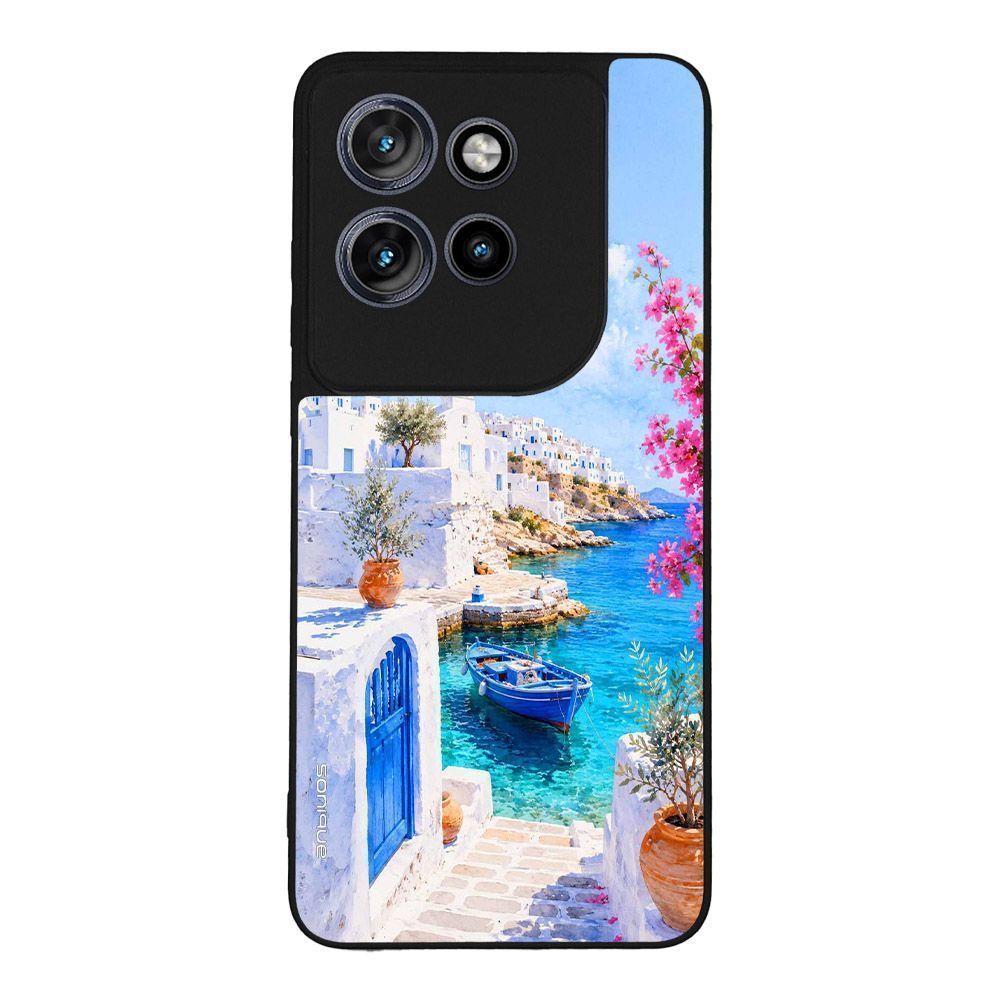 Θήκη Sonique Greek Island Muse Series για Motorola Edge 50 Neo 5G / Edge 60 Neo 5G Αγκυροβόλι