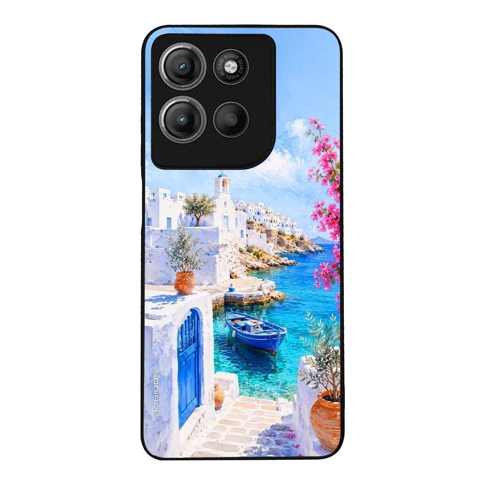 Θήκη Sonique Greek Island Muse Series για Motorola Moto G15 4G / Moto G15 Power / Moto G17 5G / Moto G17 Power 5G Αγκυροβόλι