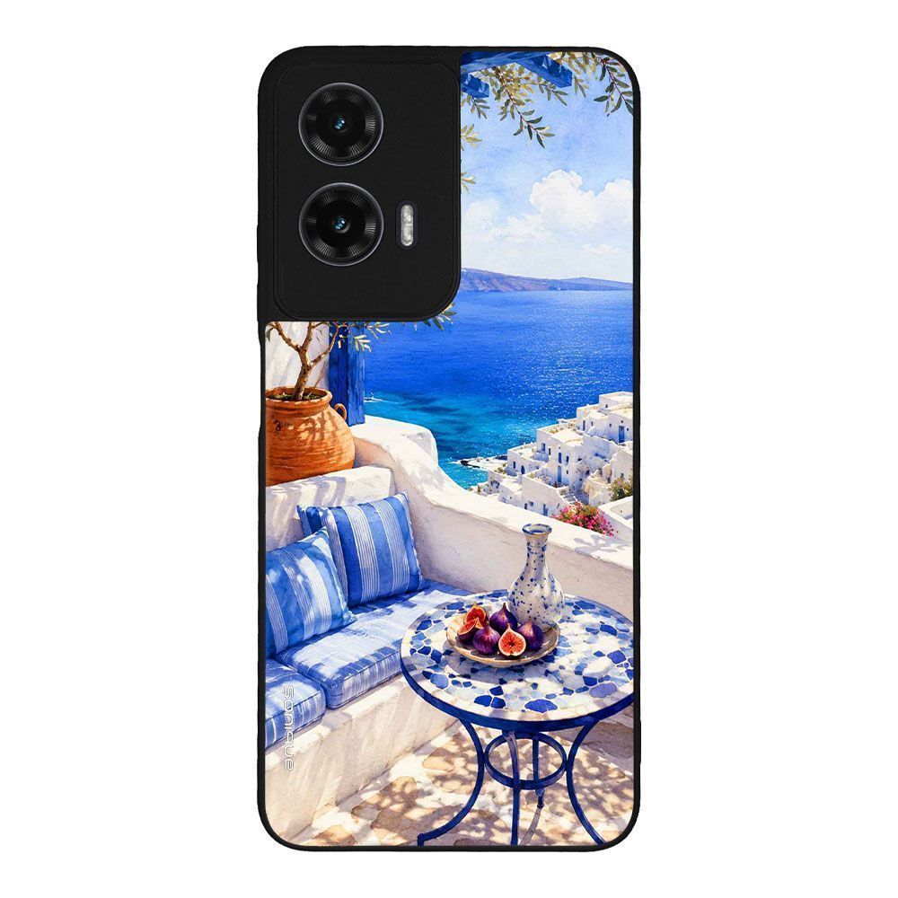 Θήκη Sonique Greek Island Muse Series για Motorola Moto G35 5G Θέα του Αιγαίου