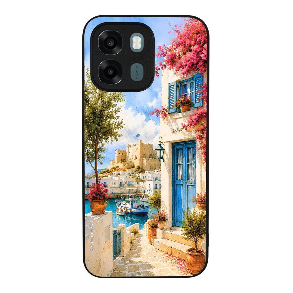 Θήκη SoniqueGreek Island Muse Series για Oppo A6 4G / Oppo A6 5G / Oppo A6x 4G / Oppo A6x 5G / Oppo A6k 4G Ροδίτικο Λιμάνι