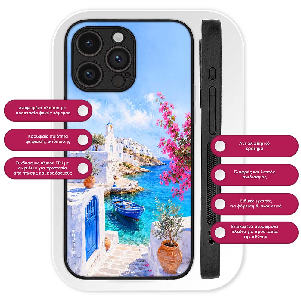 Θήκη SoniqueGreek Island Muse Series για Oppo A79 5G Αγκυροβόλι