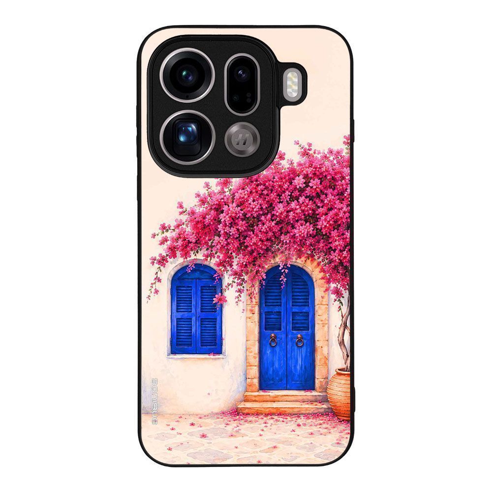 Θήκη SoniqueGreek Island Muse Series για Oppo Find X9 Pro 5G Ροζ Μπουκαμβίλια