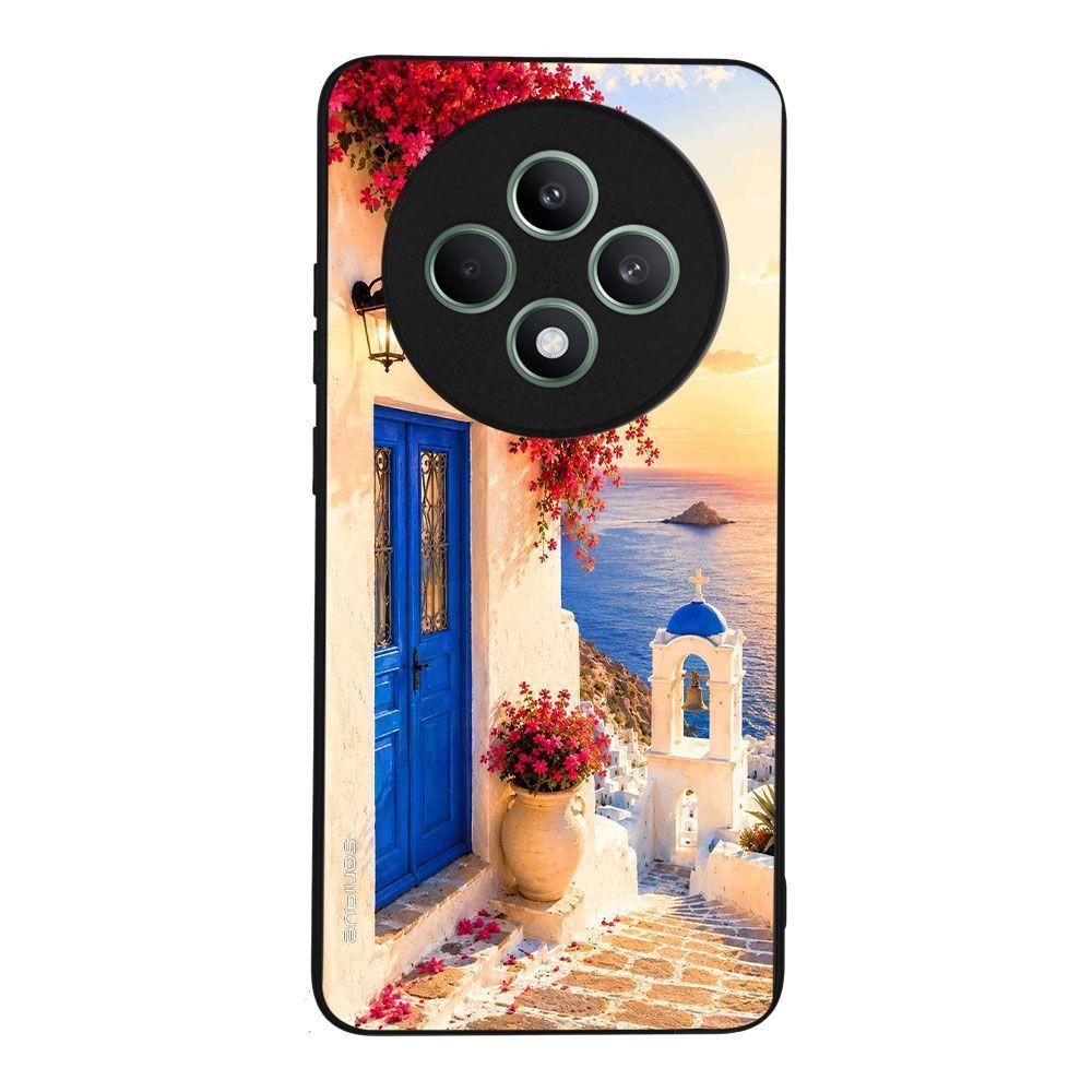 Θήκη SoniqueGreek Island Muse Series για Oppo Reno12 F 5G / Oppo Reno12 FS 5G Ηλιοβασίλεμα Σαντορίνης
