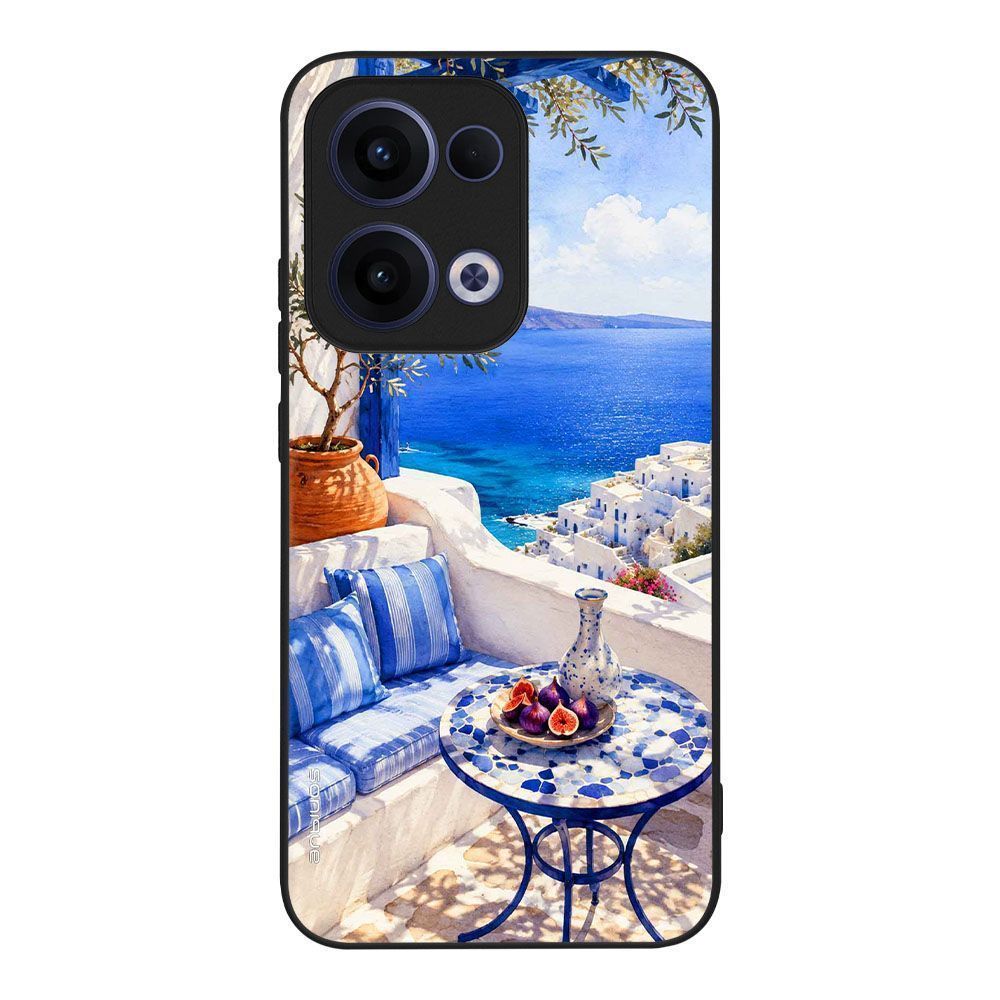 Θήκη SoniqueGreek Island Muse Series για Oppo Reno13 5G Θέα του Αιγαίου