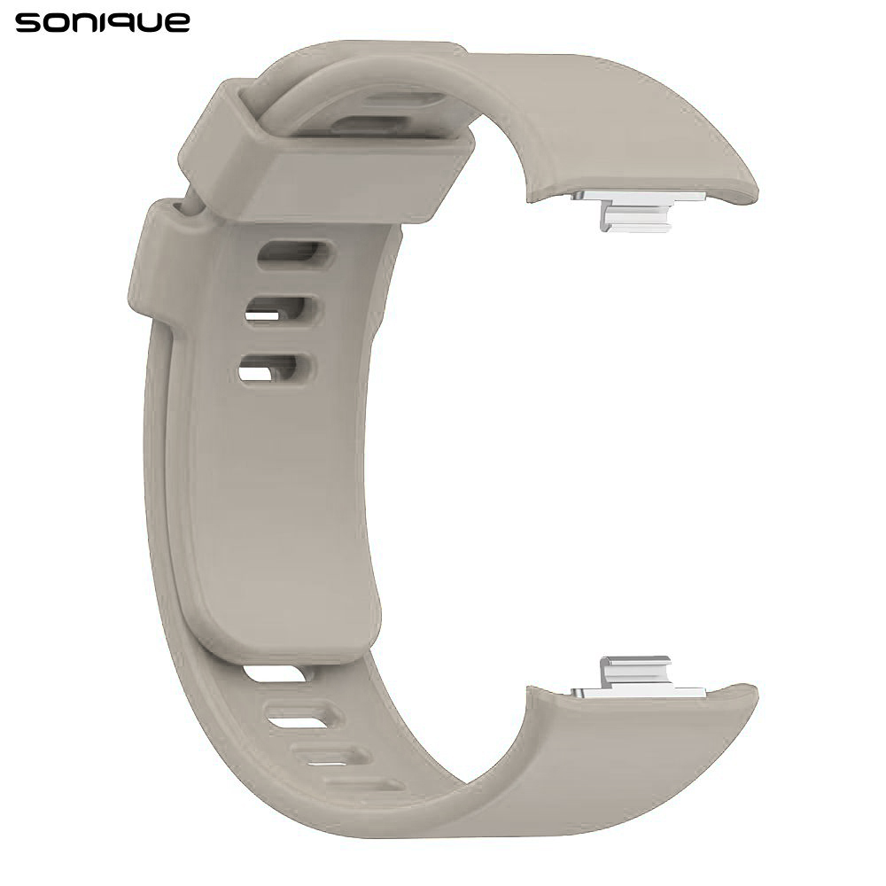 Λουράκι Σιλικόνης Sonique Color για Xiaomi Redmi Watch 4 /5 /6 /6 Lite /6 Active /Smart Band 8 Pro /9 Pro /10 Pro Ανοιχτό Γκρι